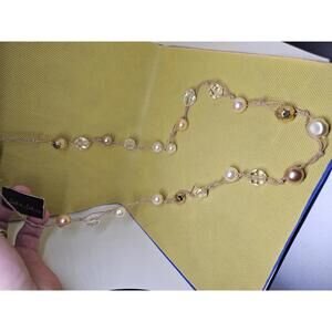 New- Cookie Lee Faux Pearl Necklace- NEW w/Tags in bag. See pics for color/size